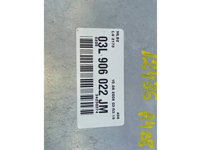 Recambio de centralita motor uce para audi a4 ber. (b8) básico referencia OEM IAM 03L906022JM  E2-A1-15-2