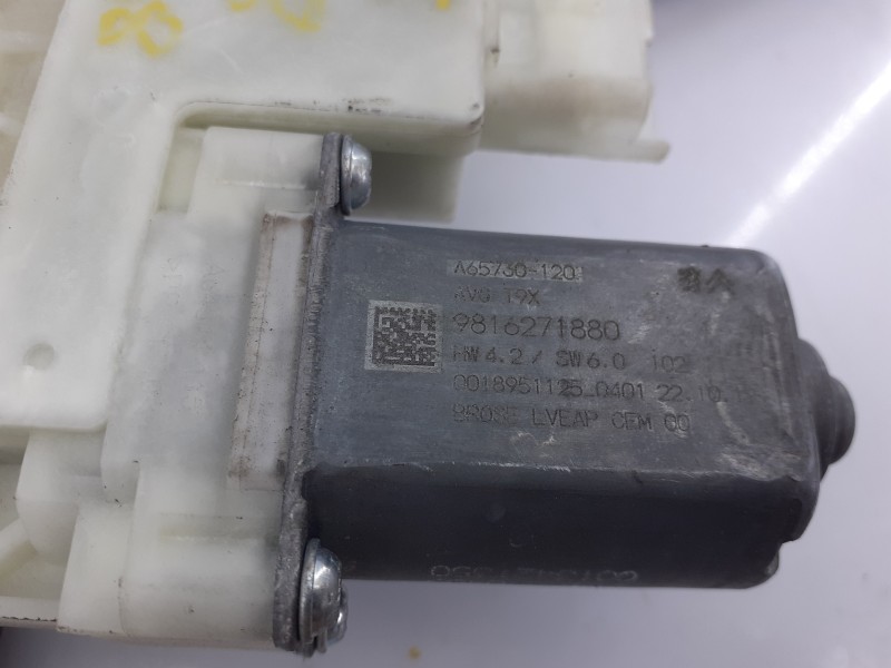 Recambio de elevalunas delantero izquierdo para peugeot 308 active referencia OEM IAM 9816271880  E1-A1-36-1