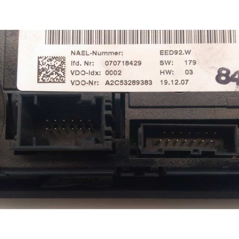 Recambio de mando climatizador para bmw serie 3 berlina (e90) 320d referencia OEM IAM 641916298301  E3-A2-4-3