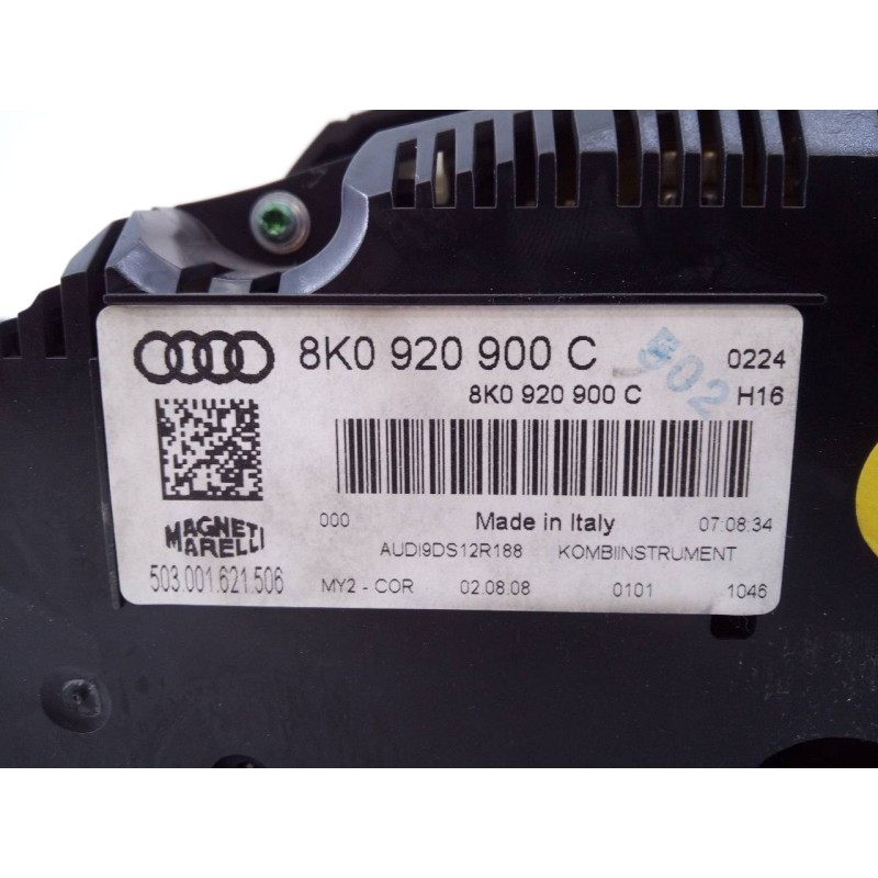 Recambio de cuadro instrumentos para audi a4 ber. (b8) básico referencia OEM IAM 8K0920900C  E2-A1-23-1