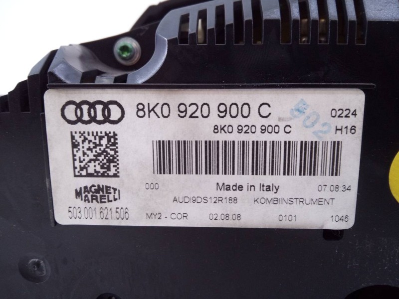 Recambio de cuadro instrumentos para audi a4 ber. (b8) básico referencia OEM IAM 8K0920900C  E2-A1-23-1