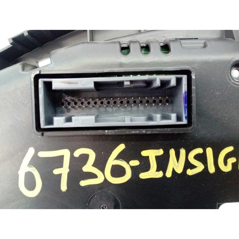 Recambio de cuadro instrumentos para opel insignia berlina selective referencia OEM IAM GM0035007 23438126 E3-A5-27-3