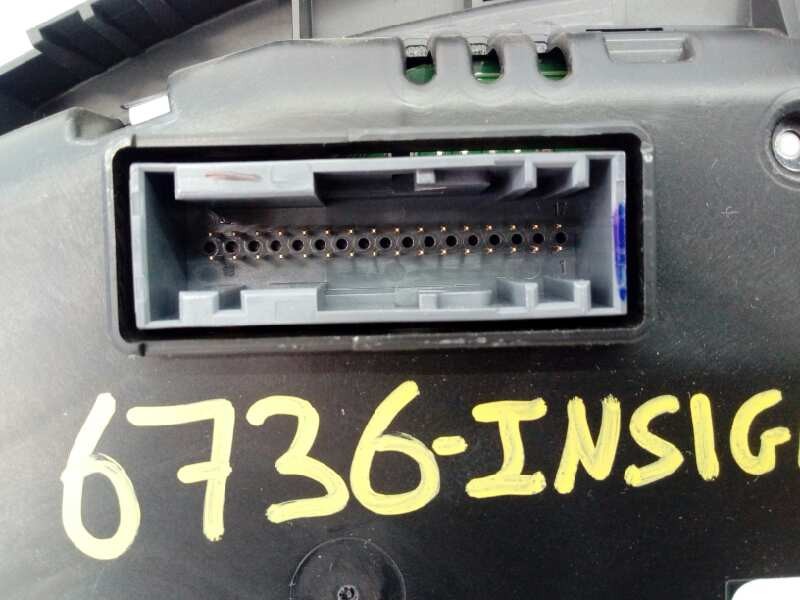 Recambio de cuadro instrumentos para opel insignia berlina selective referencia OEM IAM GM0035007 23438126 E3-A5-27-3