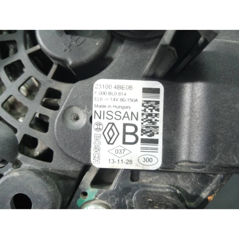 Recambio de alternador para nissan qashqai (j11) acenta referencia OEM IAM 231004BE0B  P3-B5-18-1
