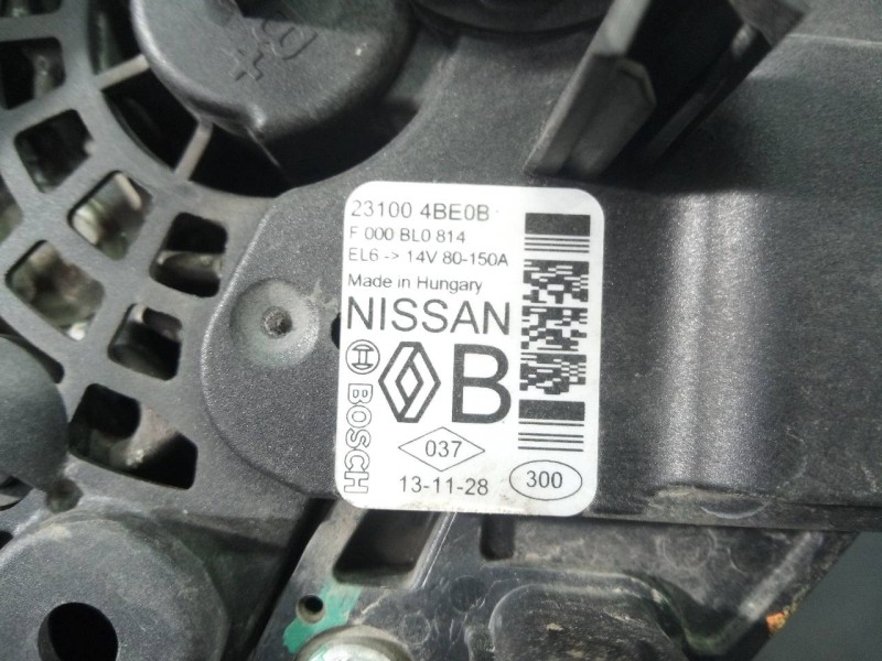 Recambio de alternador para nissan qashqai (j11) acenta referencia OEM IAM 231004BE0B  P3-B5-18-1
