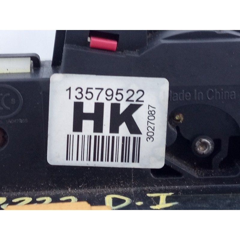 Recambio de cerradura puerta delantera izquierda para chevrolet orlando lt+ referencia OEM IAM 13579522 3027087 E2-B6-65-1