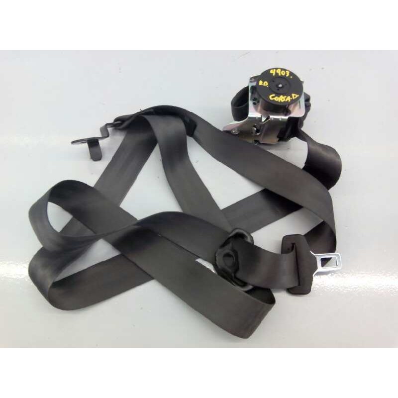 Recambio de cinturon seguridad delantero derecho para opel corsa d cosmo referencia OEM IAM 607706800H  E2-B6-24-2