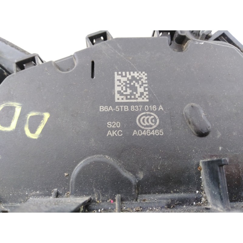 Recambio de cerradura puerta delantera derecha para seat arona fr referencia OEM IAM 5TB837016A  E1-B6-4-2