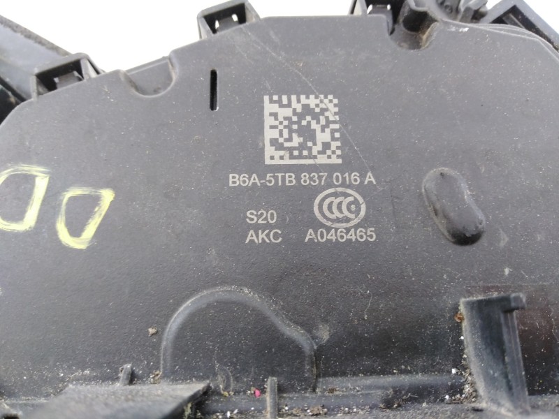 Recambio de cerradura puerta delantera derecha para seat arona fr referencia OEM IAM 5TB837016A  E1-B6-4-2