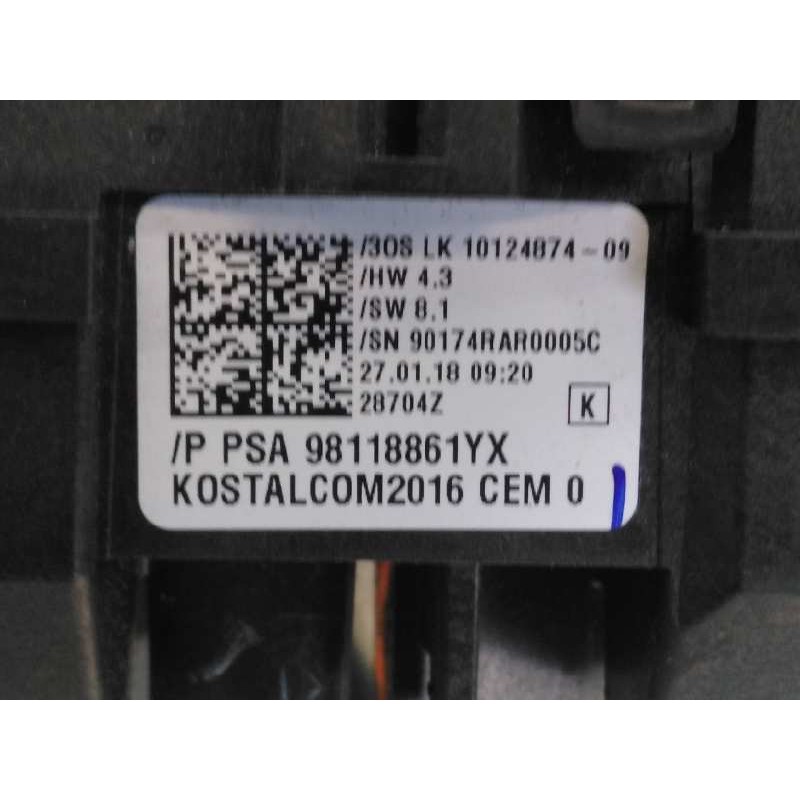 Recambio de anillo airbag para opel grandland x excellence referencia OEM IAM 98118861YX 30S1012546207 E3-A5-34-3