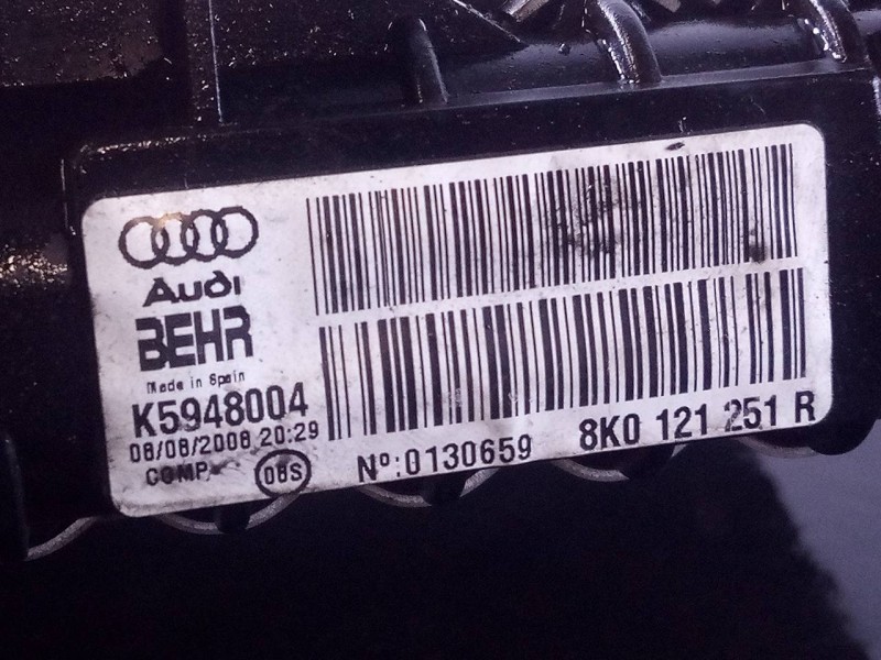 Recambio de radiador agua para audi a4 ber. (b8) básico referencia OEM IAM 8K0121251R  P2-A6-2