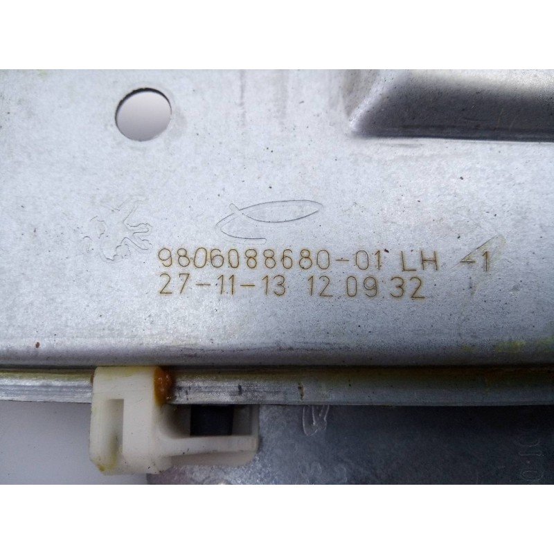 Recambio de elevalunas trasero izquierdo para peugeot 2008 (--.2013) allure referencia OEM IAM 980608868001LH  E1-A4-39-2