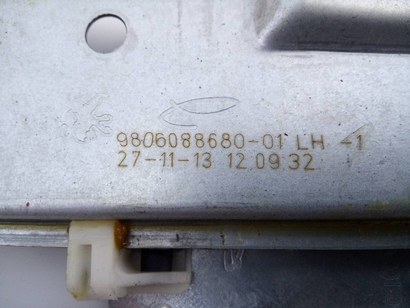 Recambio de elevalunas trasero izquierdo para peugeot 2008 (--.2013) allure referencia OEM IAM 980608868001LH  E1-A4-39-2