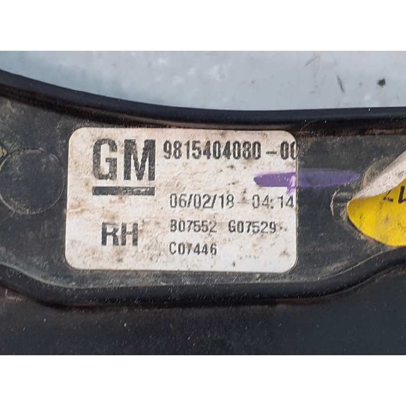 Recambio de elevalunas delantero derecho para opel grandland x excellence referencia OEM IAM 9815404080  E2-B6-5-1