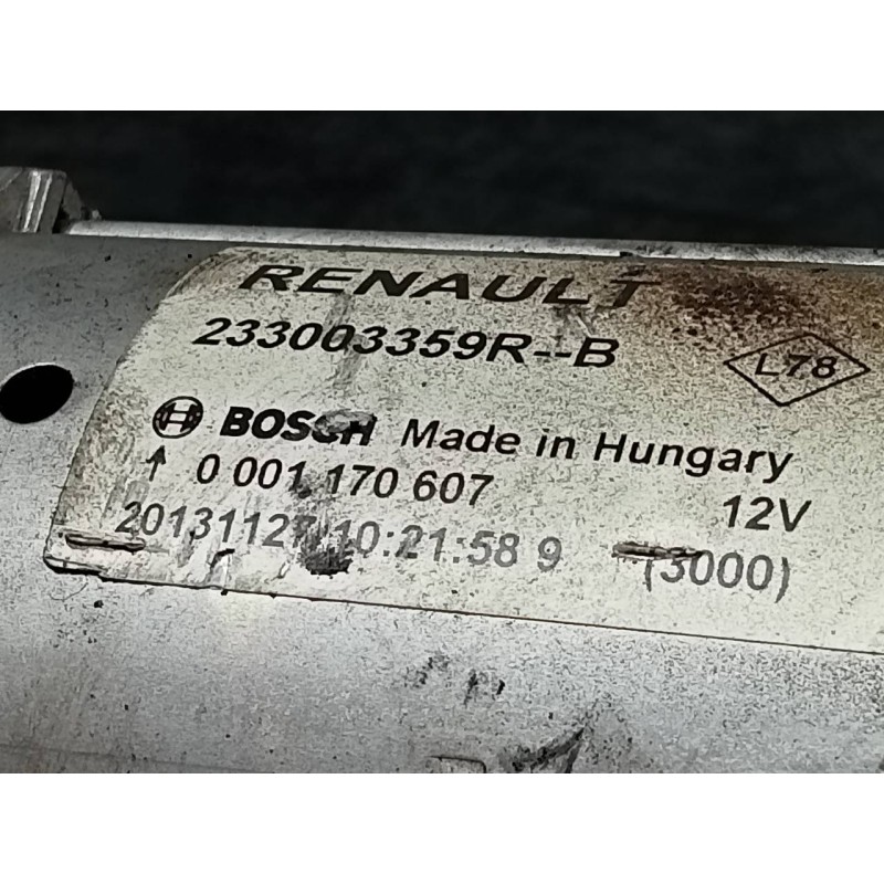 Recambio de motor arranque para nissan qashqai (j11) acenta referencia OEM IAM 233003359R 0001170607 P3-A7-28-2