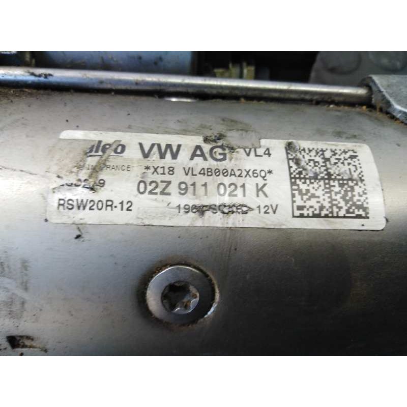 Recambio de motor arranque para seat arona fr referencia OEM IAM 02Z911021K 02Z911021K P3-A7- 24-1