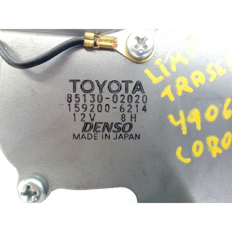 Recambio de motor limpia trasero para toyota corolla (e12) 1.4 d-4d luna compact referencia OEM IAM 8513002020 8513002020 E2-B4-