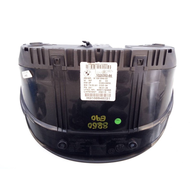 Recambio de cuadro instrumentos para bmw serie 3 berlina (e90) 320d referencia OEM IAM 916684603 IK9166846031 E3-A2-14-4
