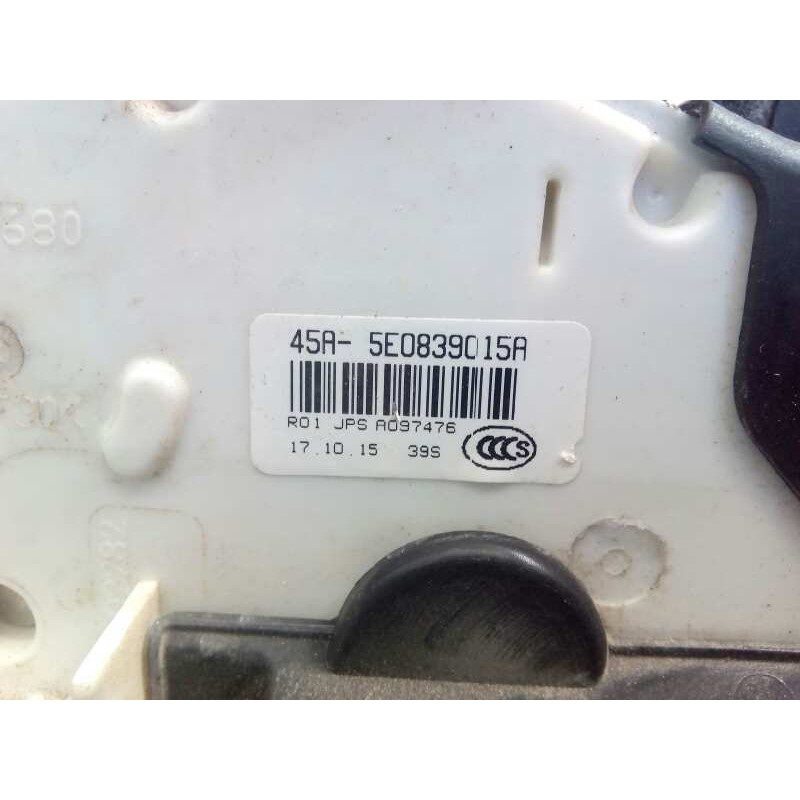 Recambio de cerradura puerta trasera izquierda para volkswagen passat lim. (3g2) advance bmt referencia OEM IAM 5E0839015A  E1-B