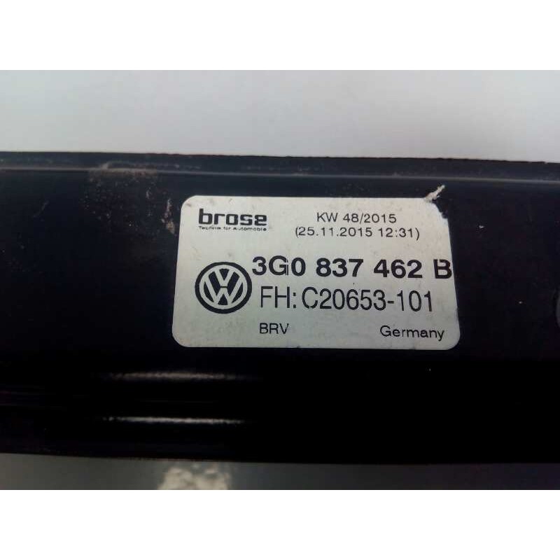 Recambio de elevalunas delantero derecho para volkswagen passat lim. (3g2) advance bmt referencia OEM IAM 3G0837462B  E1-B6-6-2