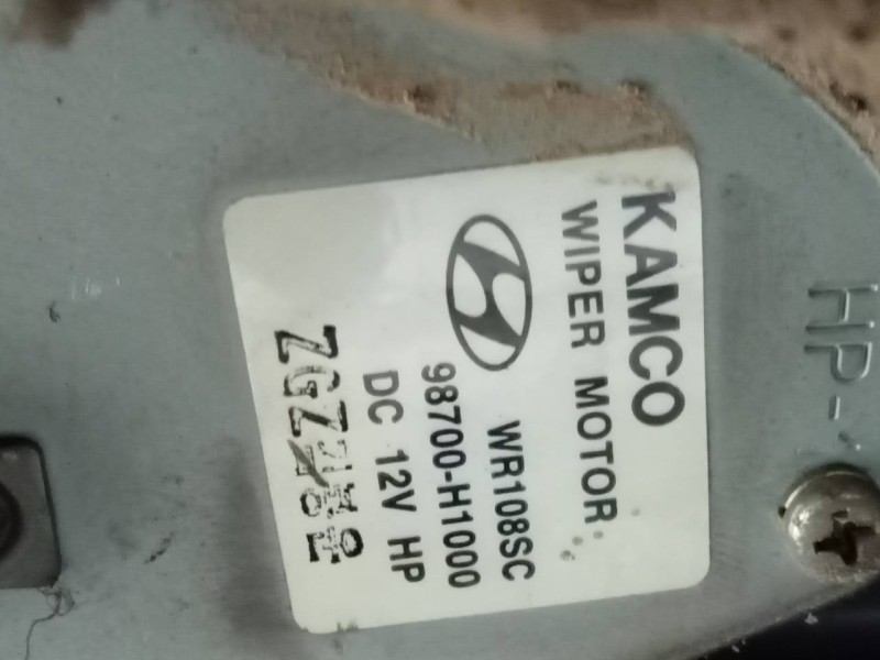 Recambio de motor limpia trasero para hyundai terracan (hp) 2.9 crdi cat referencia OEM IAM 98700H1000  