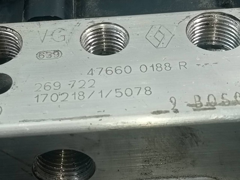 Recambio de abs para renault clio iv dynamique referencia OEM IAM 476600188R  P3-B9-12-2