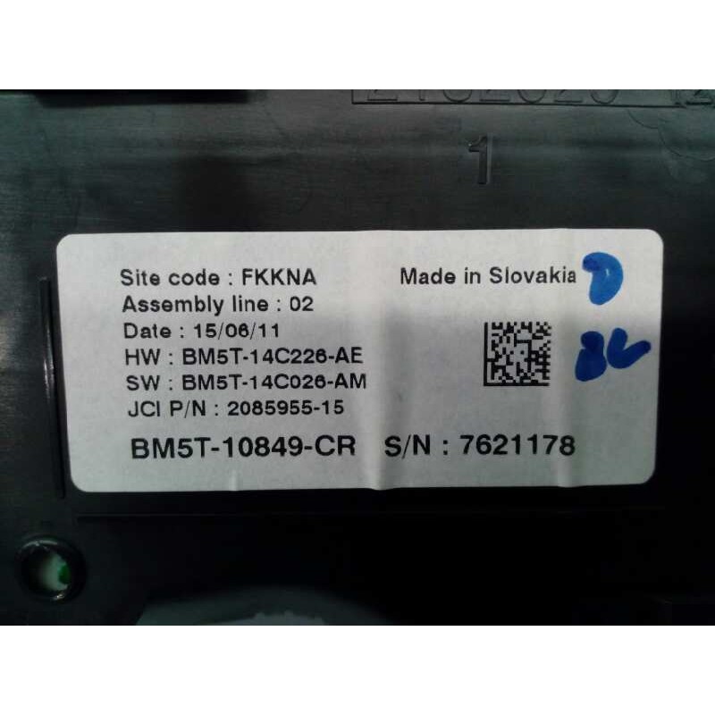 Recambio de cuadro instrumentos para ford c-max trend referencia OEM IAM BM5T10849CR BM5T10849CR E3-B3-36-1