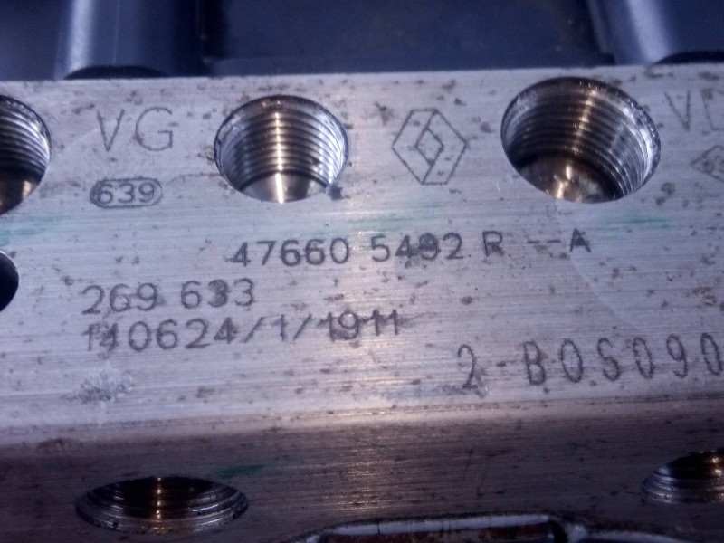 Recambio de abs para dacia logan ii ambiance referencia OEM IAM 476605492R  P3-B8-17-4