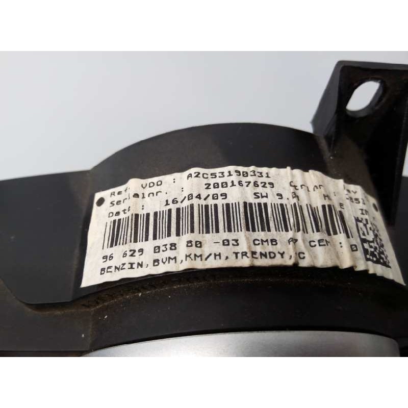 Recambio de cuadro instrumentos para peugeot 207 confort referencia OEM IAM A2C53065547 A2C53190331 E3-B2-34-2