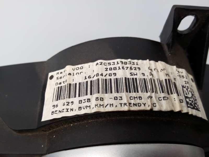 Recambio de cuadro instrumentos para peugeot 207 confort referencia OEM IAM A2C53065547 A2C53190331 E3-B2-34-2