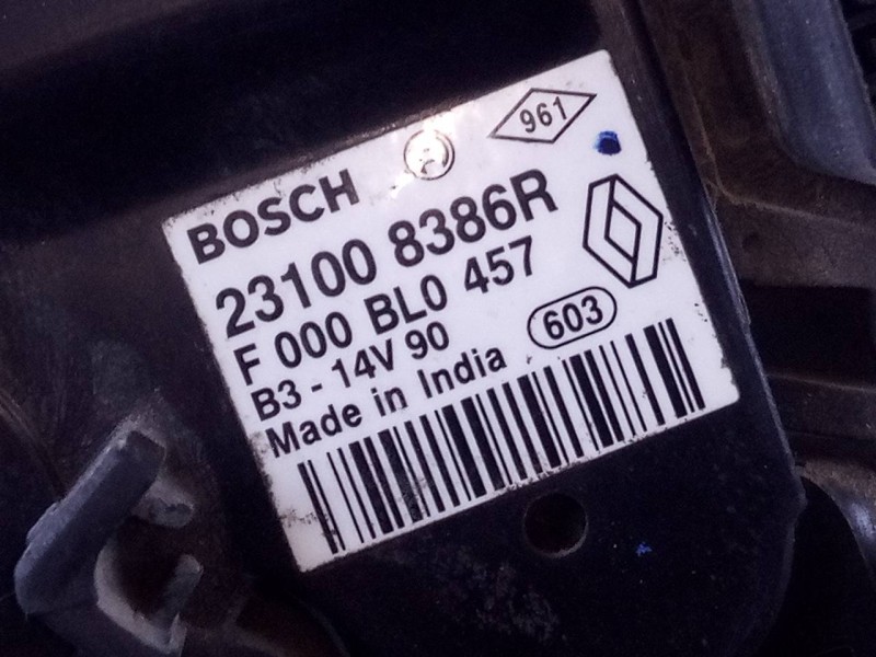 Recambio de alternador para dacia logan ii ambiance referencia OEM IAM 231008386R F000BL0457 P3-B5-28-2