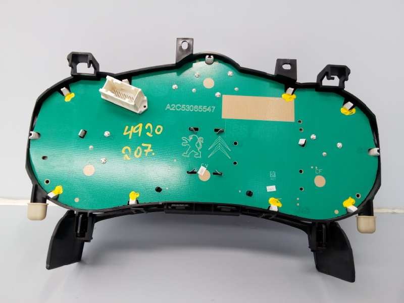 Recambio de cuadro instrumentos para peugeot 207 confort referencia OEM IAM A2C53065547 A2C53190331 E3-B2-34-2