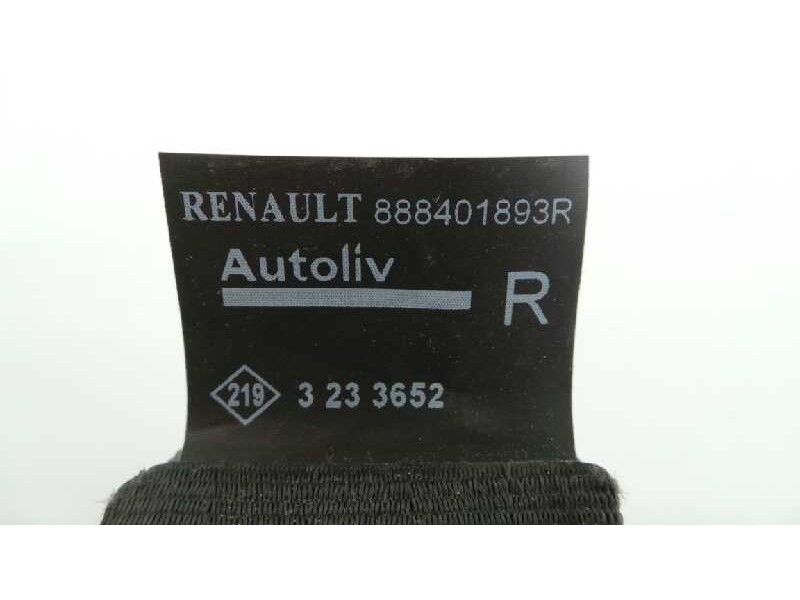 Recambio de cinturon seguridad trasero derecho para dacia lodgy ambiance referencia OEM IAM 888401893  E1-A1-39-1