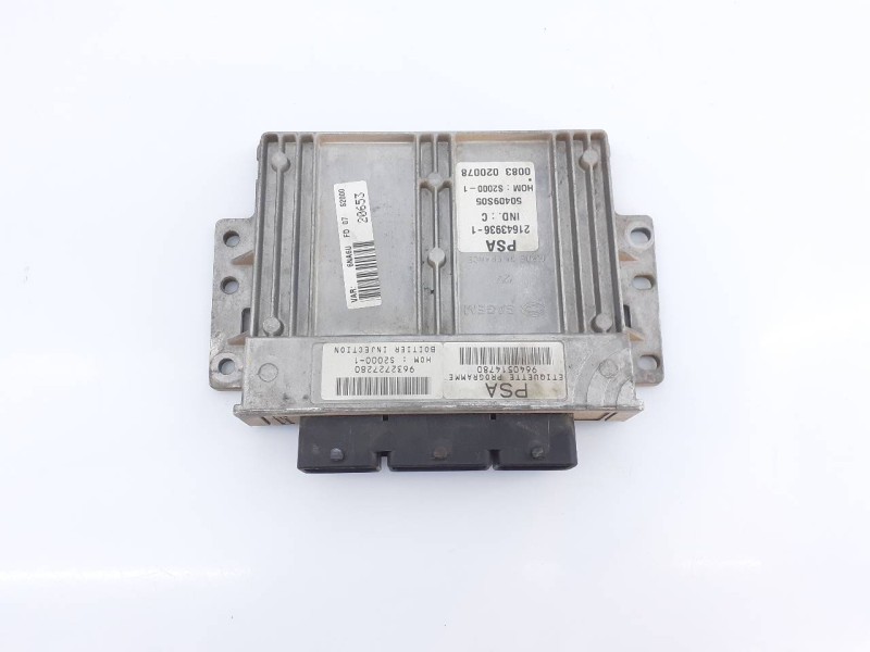Recambio de centralita motor uce para citroën xsara picasso 1.8 16v referencia OEM IAM 9640514780 9632727280 E3-B2-14-1