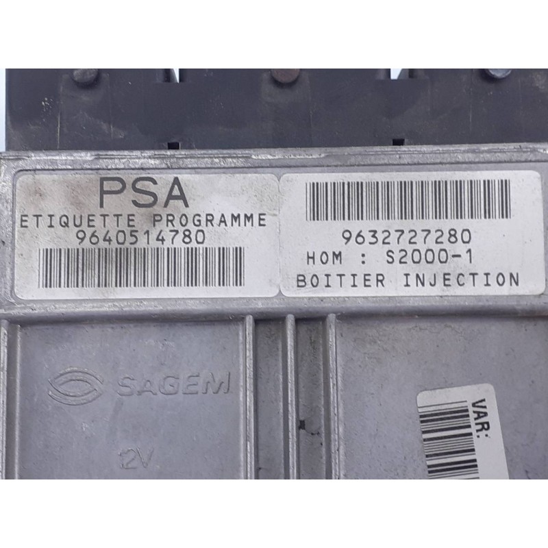 Recambio de centralita motor uce para citroën xsara picasso 1.8 16v referencia OEM IAM 9640514780 9632727280 E3-B2-14-1