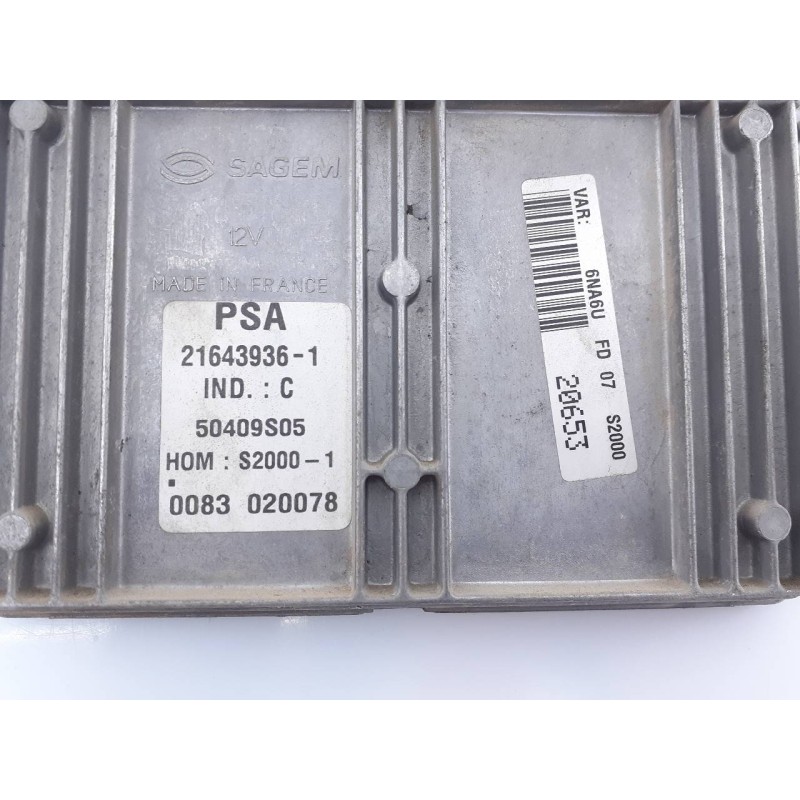 Recambio de centralita motor uce para citroën xsara picasso 1.8 16v referencia OEM IAM 9640514780 9632727280 E3-B2-14-1