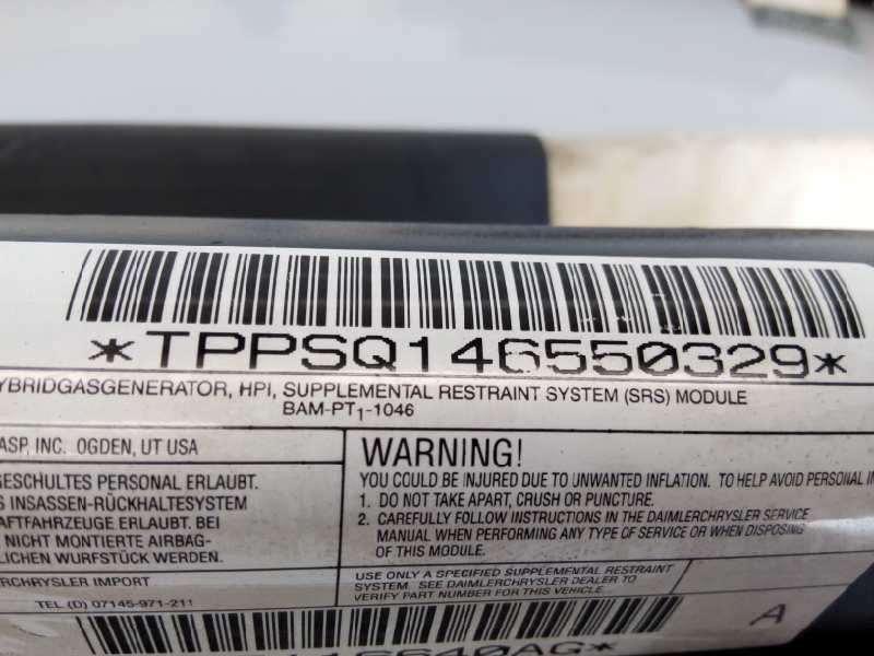 Recambio de airbag cortina delantero derecho para jeep gr. cherokee (wh) 3.0 crd limited referencia OEM IAM CNZS5MEGEPA CNZS5MEG
