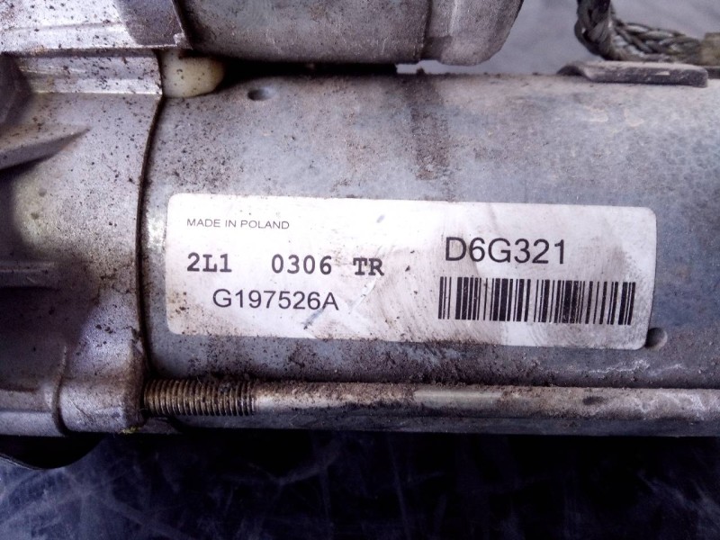 Recambio de motor arranque para fiat doblo cargo basis kasten referencia OEM IAM G197526A 2L10306TR 