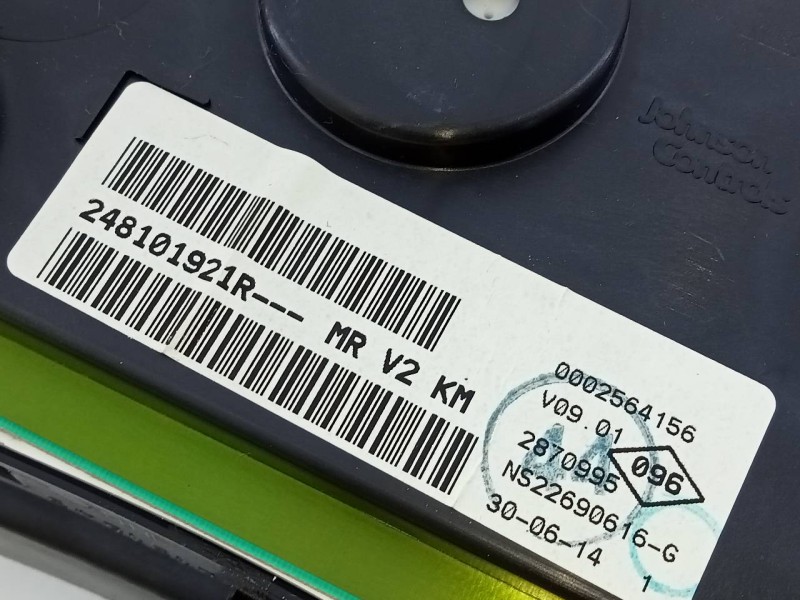 Recambio de cuadro instrumentos para dacia logan ii ambiance referencia OEM IAM 248101821R  E2-A1-37-1