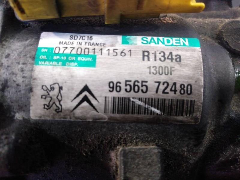 Recambio de compresor aire acondicionado para peugeot 407 premium referencia OEM IAM 9656572480  P3-A1-18-1