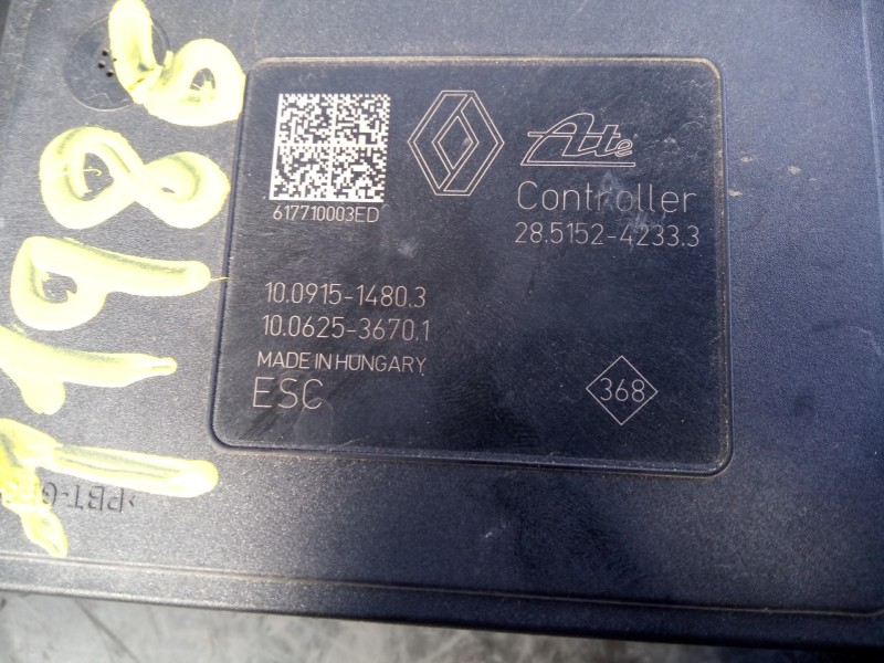 Recambio de abs para renault megane iv berlina 5p limited referencia OEM IAM 476607355R 28515242333 P3-B8-29-1