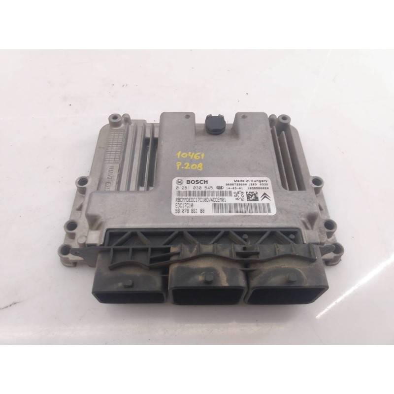 Recambio de centralita motor uce para peugeot 208 access referencia OEM IAM 9807886180 0281030545 E3-A2-10-1