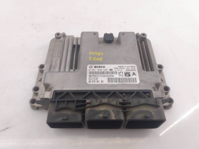 Recambio de centralita motor uce para peugeot 208 access referencia OEM IAM 9807886180 0281030545 E3-A2-10-1