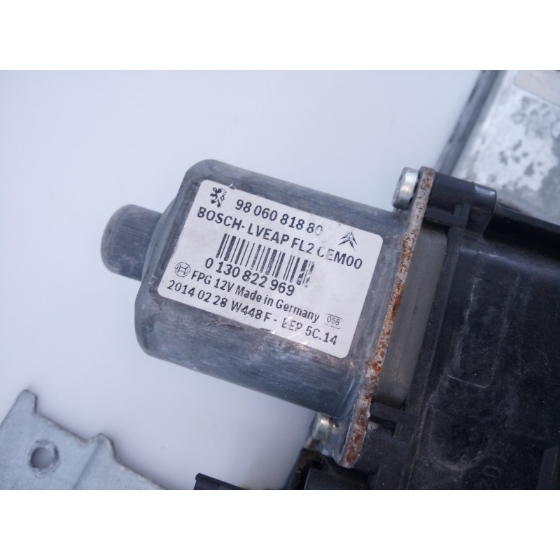 Recambio de elevalunas delantero izquierdo para peugeot 208 access referencia OEM IAM 9806081880 9806088180 E1-A4-12-1