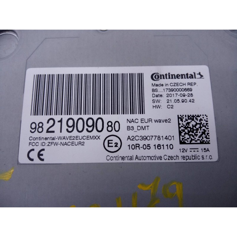 Recambio de sistema navegacion gps para peugeot 3008 gt line referencia OEM IAM 981003268003 9821909080 E3-B2-39-3