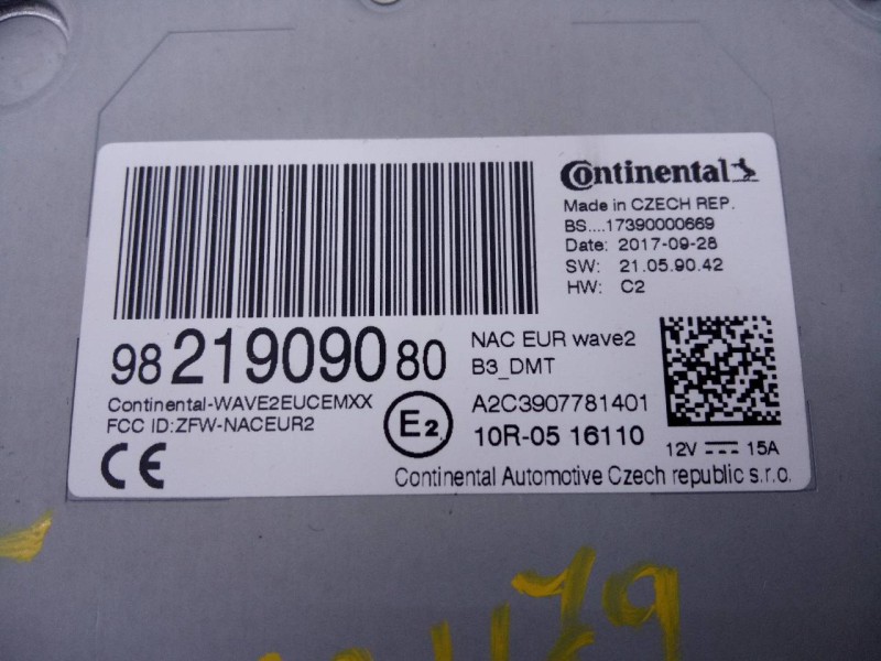 Recambio de sistema navegacion gps para peugeot 3008 gt line referencia OEM IAM 981003268003 9821909080 E3-B2-39-3