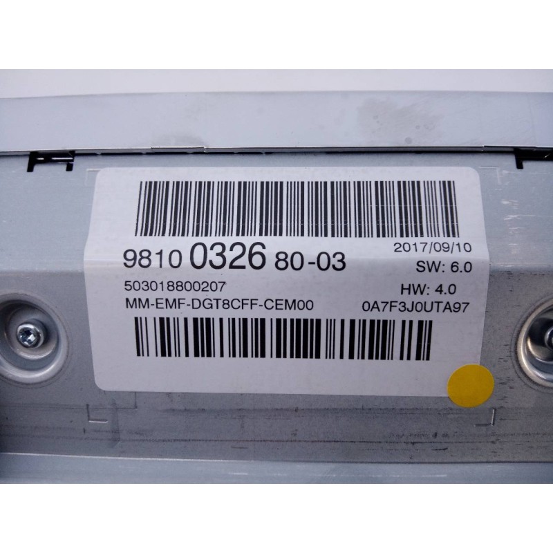 Recambio de sistema navegacion gps para peugeot 3008 gt line referencia OEM IAM 981003268003 9821909080 E3-B2-39-3