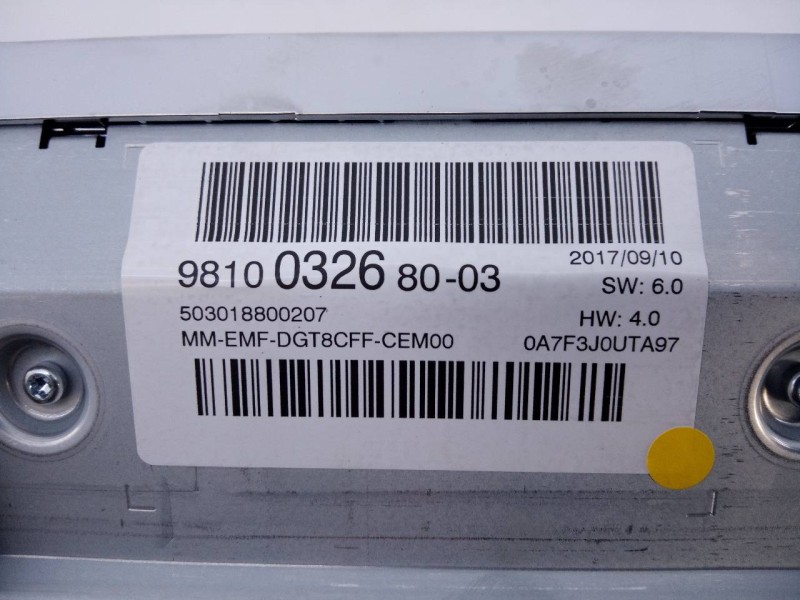 Recambio de sistema navegacion gps para peugeot 3008 gt line referencia OEM IAM 981003268003 9821909080 E3-B2-39-3