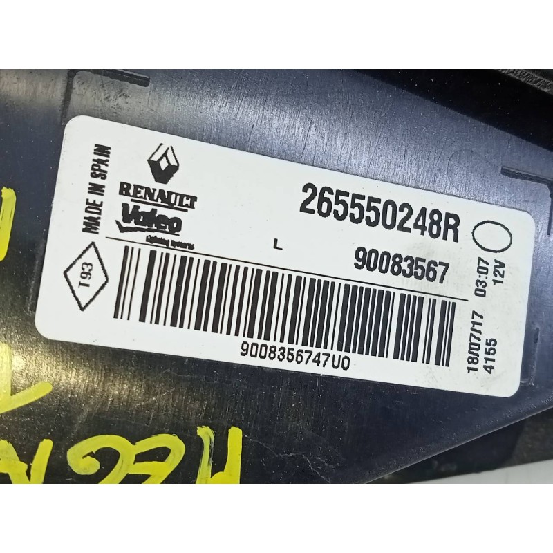 Recambio de piloto trasero izquierdo porton para renault megane iv berlina 5p limited referencia OEM IAM 265550248R  E1-A1-47-1