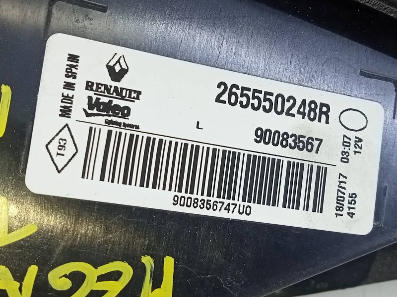 Recambio de piloto trasero izquierdo porton para renault megane iv berlina 5p limited referencia OEM IAM 265550248R  E1-A1-47-1